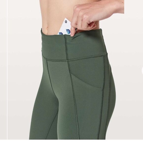 Lululemon Time To Sweat Crop 23” - Picture 2 of 6